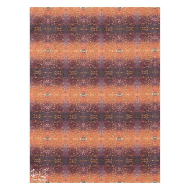 Toalha De Mesa Textura #3 de la obra La puesta del sol (Frente)