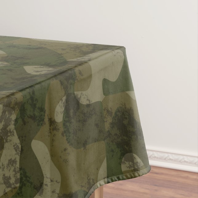 Toalha De Mesa Textura Camuflada (Posição Original)
