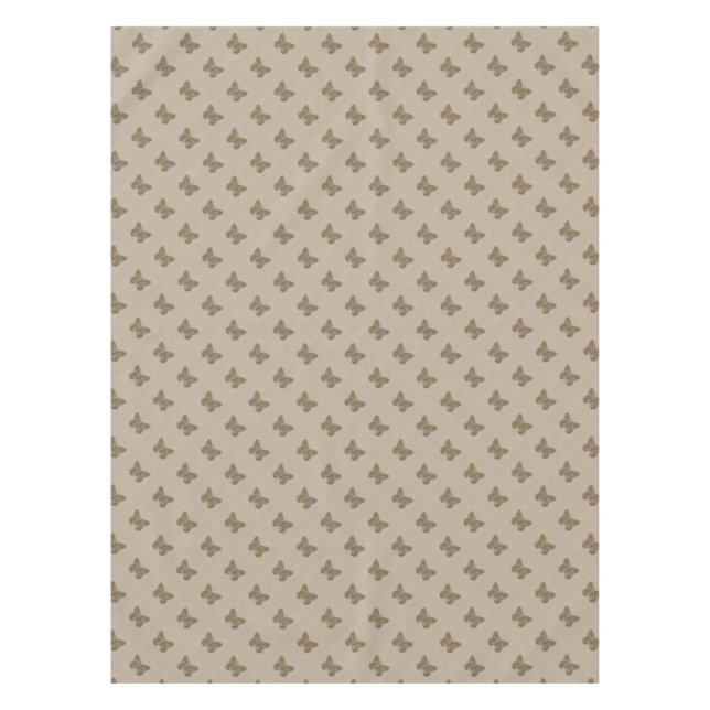 Toalha De Mesa Textura de linhagem de borboleta de Ouro cômoda (Frente)