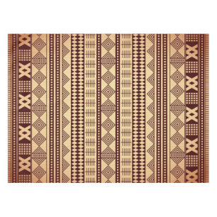 Toalha De Mesa Textura étnica de Brown