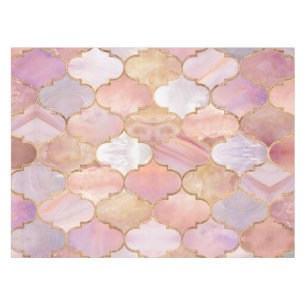 Toalha De Mesa Texturas Minerais do Pastel de Marrocos