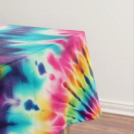 Toalha de Mesa Tie Dye Psicodélico | Toalha de Mes