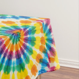Toalha de Mesa Tie Dye Psicodélico | Toalha de Mes