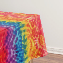 Toalha De Mesa Tie Dye Rainbow Strike Tablecloth