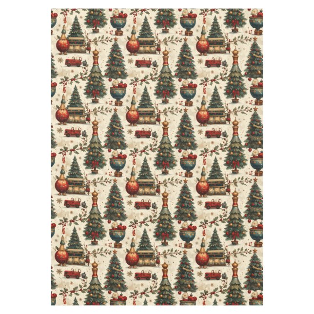 Toalha De Mesa Timeless Christmas Vibes (Frente)