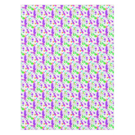 Toalha De Mesa Tinta Salpicada Turquesa Azul Rosa