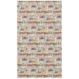 Toalha De Mesa tipografia de natal