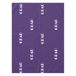 Toalha De Mesa Tipografia roxa elegante