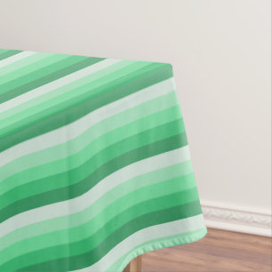 Toalha De Mesa Tiras de sombra verdes