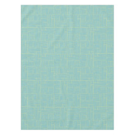 Toalha De Mesa Tiras do rolo de tinta teal