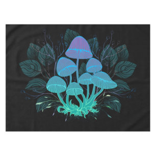 Toalha De Mesa Toadstools em arbustos