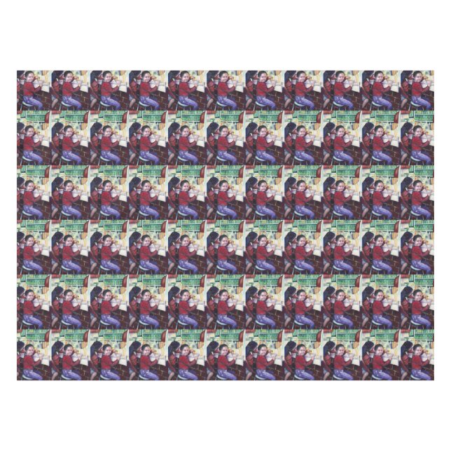 Toalha De Mesa Todas As Boas Garotas Têm Sorvete (Frente (Horizontal))