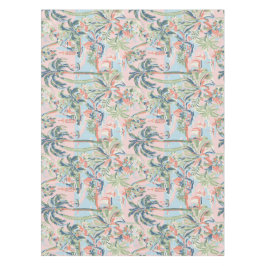 Toalha de Mesa Toile Tropical Blush, Cenas de Palm