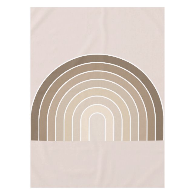 Toalha De Mesa Toneladas de Boho Arco-Arco-Azul (Frente)