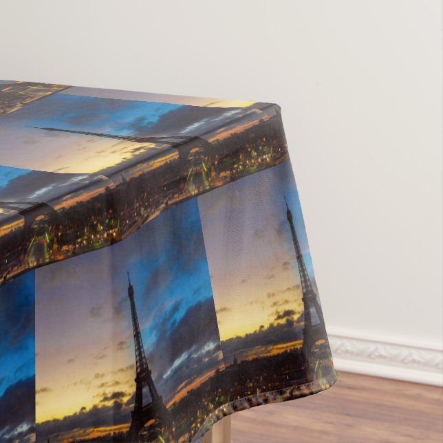 Toalha De Mesa Torre Eiffel de Trocadero durante a noite (Posição Original)