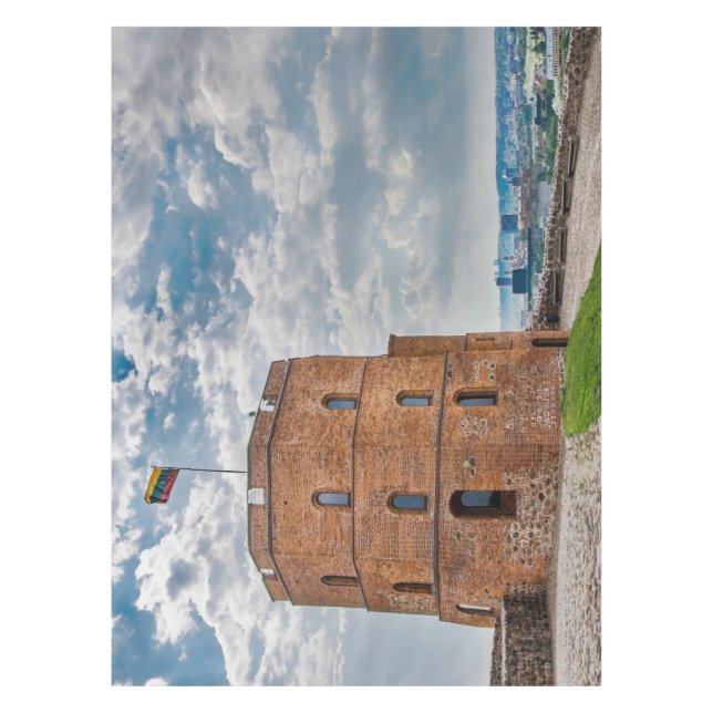Toalha De Mesa Torre Gediminas em Vilnius, Lituânia (Frente)