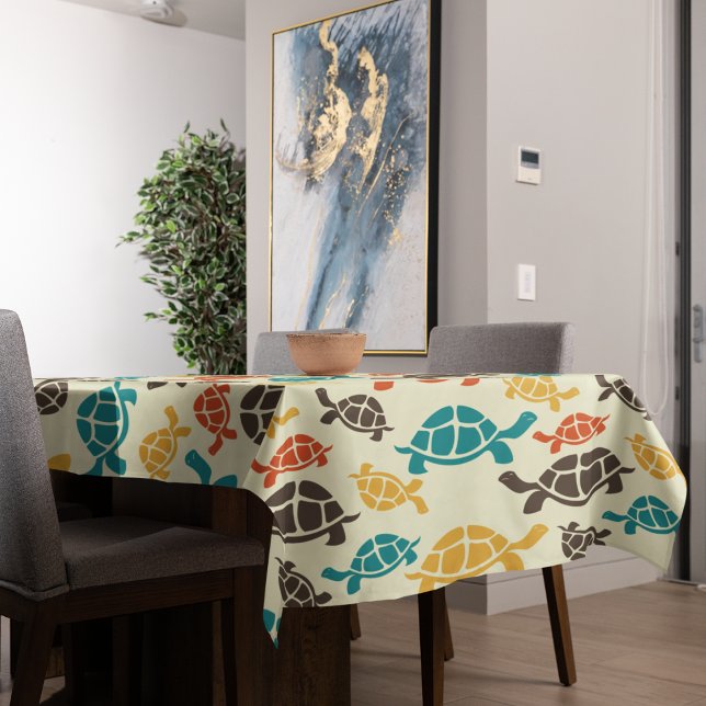 Toalha De Mesa Tortoise multicolorido (table cloth)