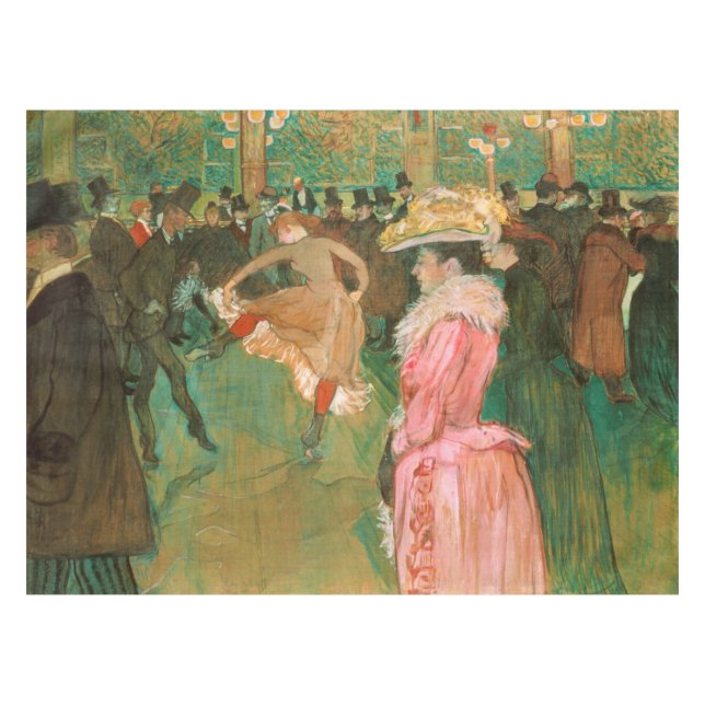 Toalha De Mesa Toulouse-Lautrec - Na Rota, A Dança (Frente (Horizontal))