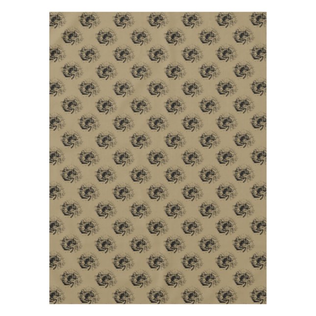 Toalha De Mesa Touro Constelação Hevelius 1690 Engrenando (Frente)