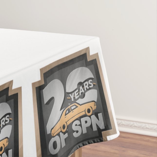 Toalha De Mesa Tovaglia 20 anni di Supernatural  (Posição Original)