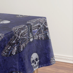 Toalha De Mesa Traça e crânios de Falln Deathshead