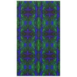 Toalha De Mesa Traços azuis 'flutu ando' sobre fundo