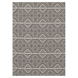 Toalha De Mesa Trellis Modern Stripe Squares e Diamantes