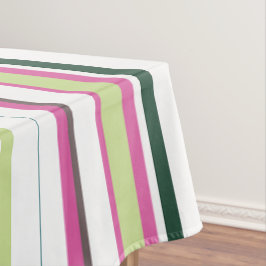 Toalha De Mesa Trendy Modern Chic Green Strips