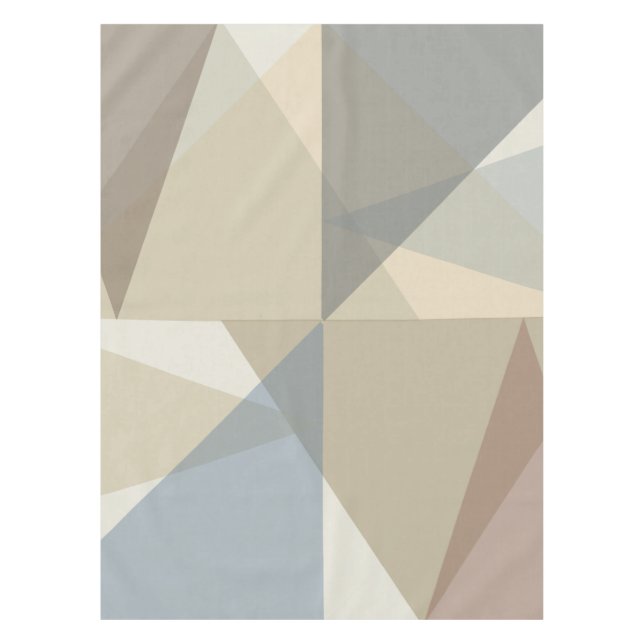 Toalha De Mesa Triângulos Modernos do meio século (Frente)