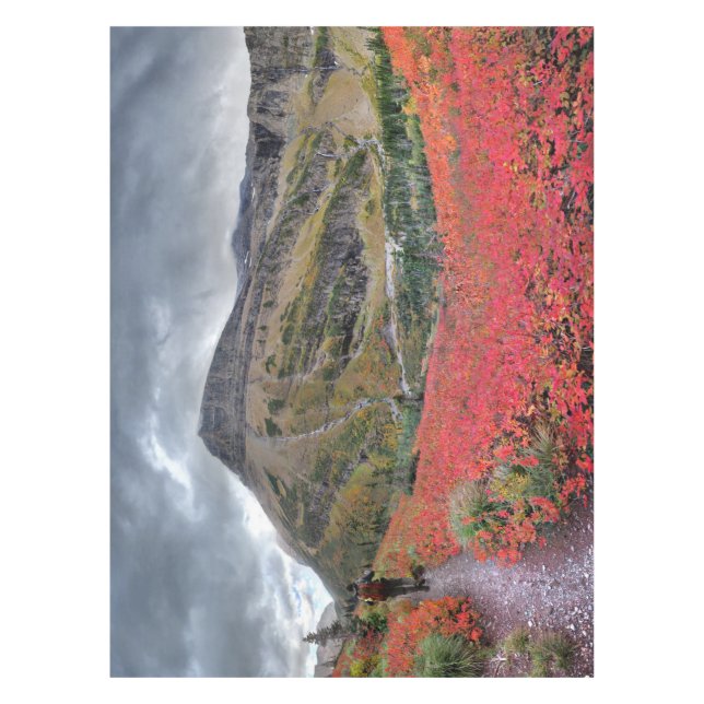 Toalha De Mesa Trilha de Passagem Swiftcurrent - Parque Nacional  (Frente)