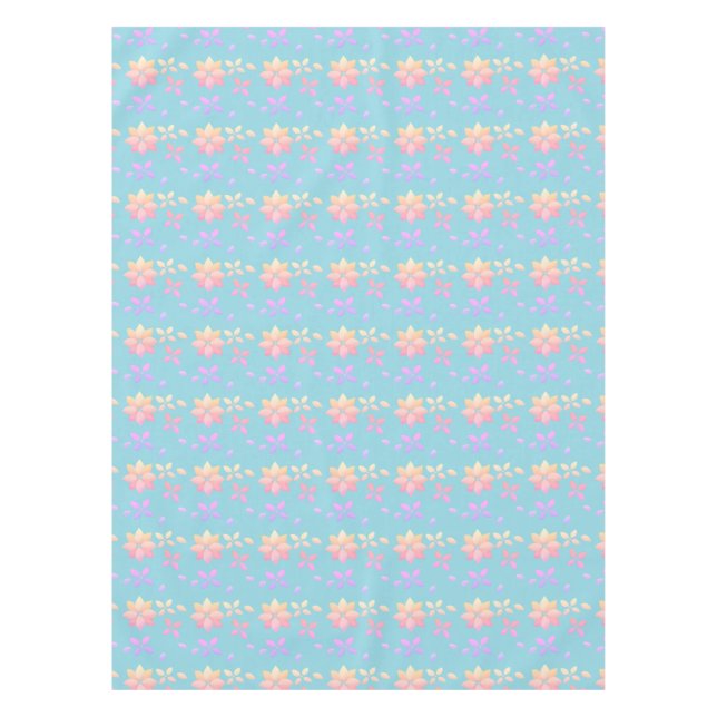 Toalha De Mesa Tropical Floral Tableclothテーブルクロス (Frente)