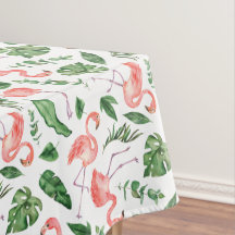 Tropical Pink Flamingo Pattern v2 Kitchen