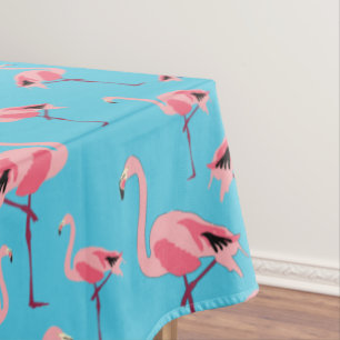 Toalha De Mesa Tropical Summer Pink Flamingo Patterme Party