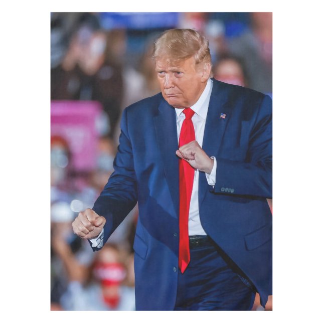 Toalha De Mesa Trump Dance Engraçado (Frente)