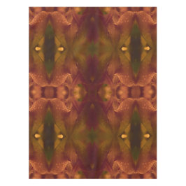 Toalha De Mesa Tulipa verde de cobre do abstrato do amarelo da