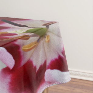 Toalha De Mesa Tulipa vermelha profunda