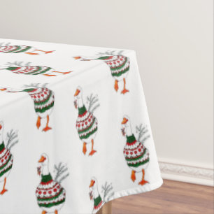 Toalha De Mesa Turquia de Natal em um suéter