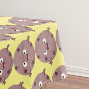 Toalha De Mesa Um desenho animado de biscoito de chocolate inteli
