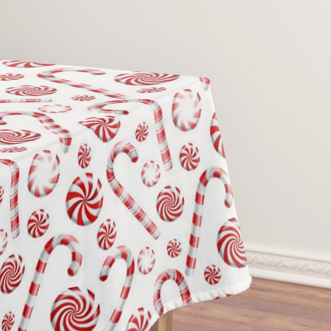 Toalha De Mesa Um Design da Série Temática de Hortelã-Pimenta 12  (Posição Original)