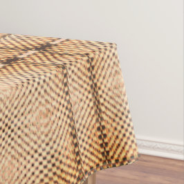 Toalha De Mesa Um tartano de xadrez irregulares acastanhado