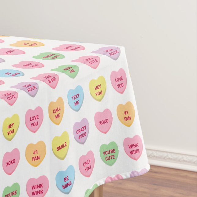 Toalha De Mesa Uma conversa bem engraçada e personalizada, doces, (Posição Original)