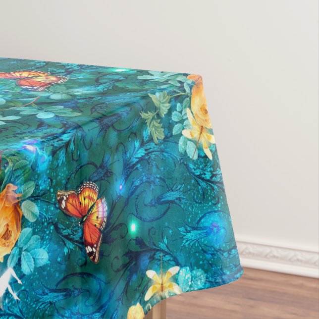 Toalha De Mesa Uma Fada na Série Jardim Design 11 (Posição Original)