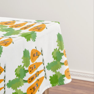 Toalha De Mesa Uma ilustração de desenho animado do quarteto de c
