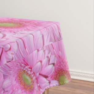 Toalha De Mesa "Uma Sinfonia de Gerberas Rosa"