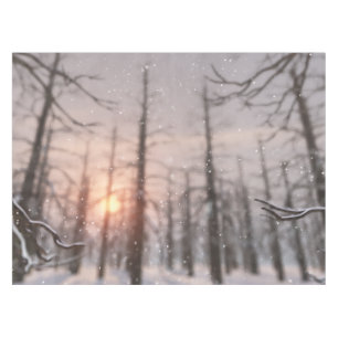 Toalha De Mesa Uma Tableloth de Sonho da Noite de Inverno