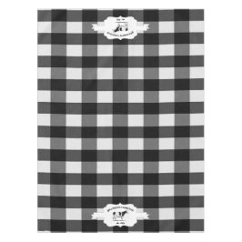 Toalha De Mesa Vaca de Fazenda de Búfalo Negro