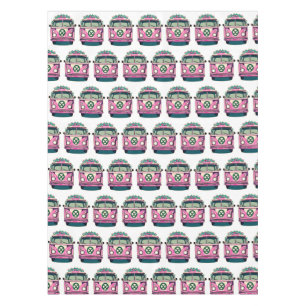 Toalha De Mesa Vans de Hippie Retro Cor-de-Rosa