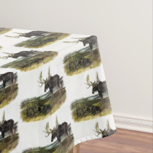 Toalha De Mesa veado-alce (alces-alces-alces) de Audubon