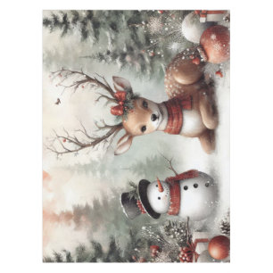 Toalha De Mesa Vedante/boneco de neve clássico