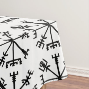 Toalha De Mesa Vegvísir (compasso de Viking)